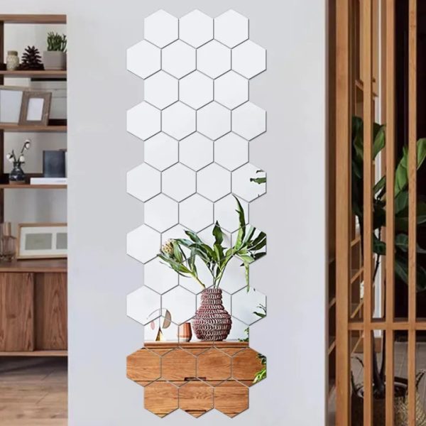 3d Acrylic Hexagon (pack Of 12)